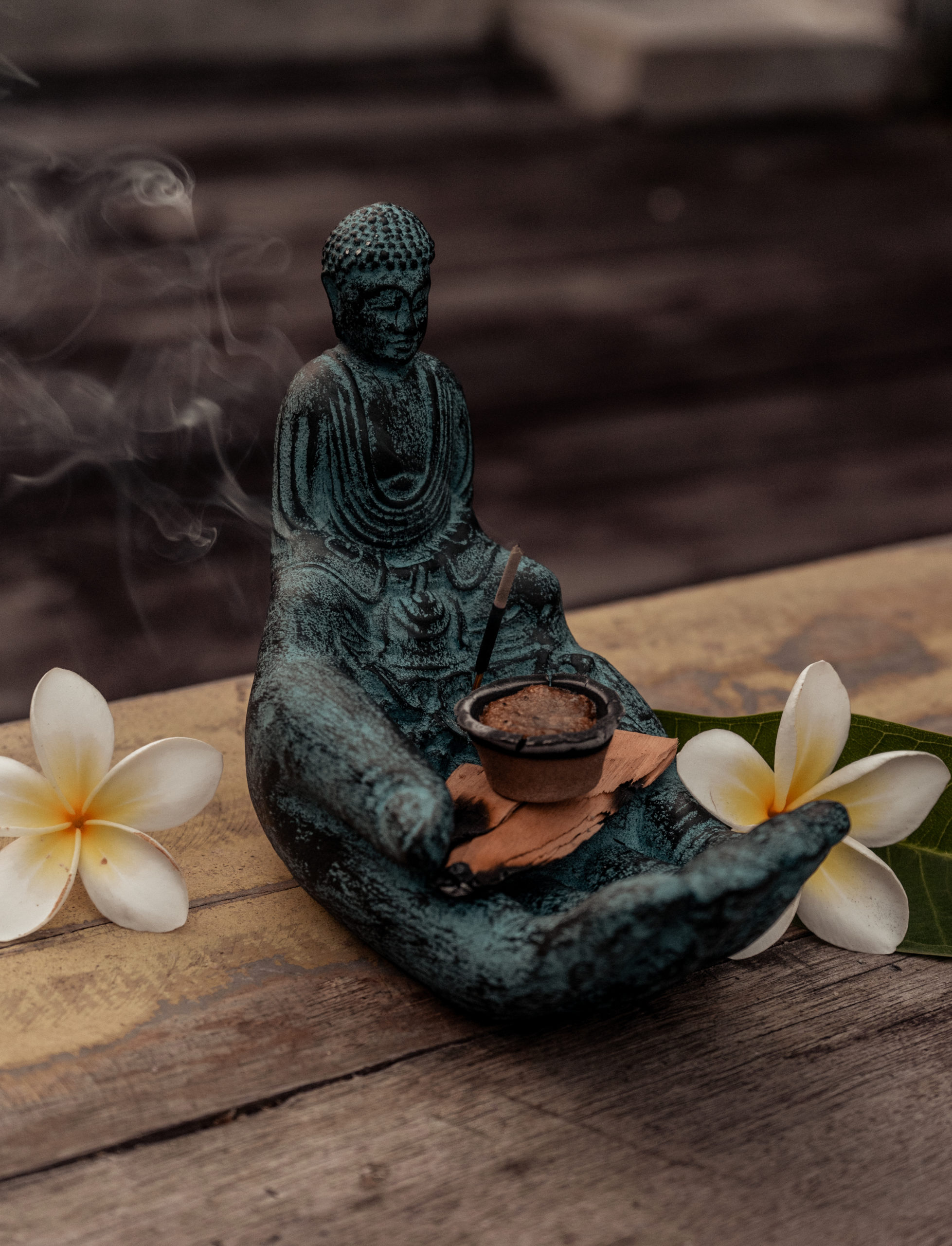 Podstawka HAND BUDDA - grafitowa - obrazek 3