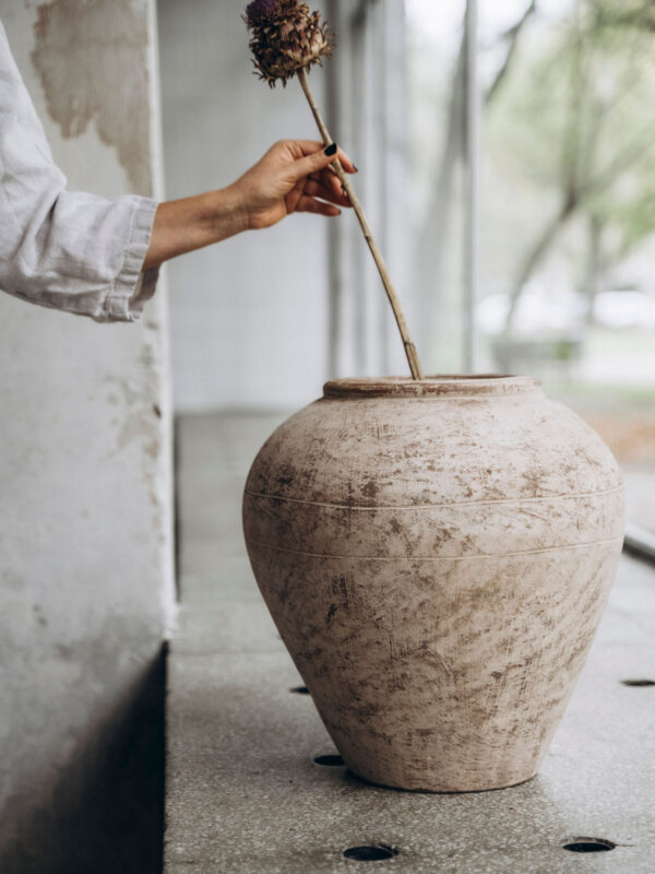 Wazon z terakoty NILA, W: 42 cm