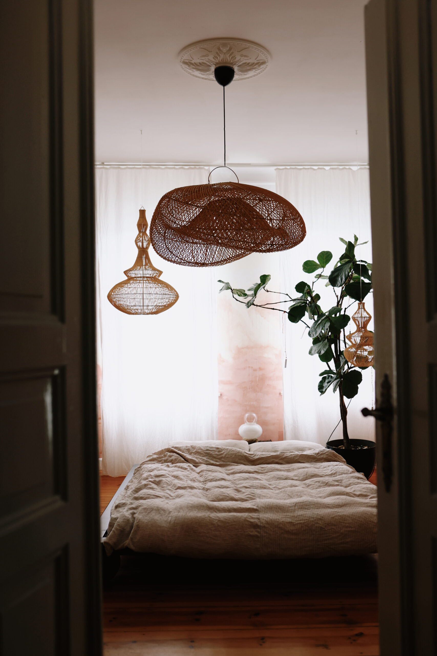 Rattanowa lampa RUMA - obrazek 4